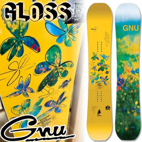 25-26 GNU/グヌー GLOSS グロス レディース スノーボード パーク 板