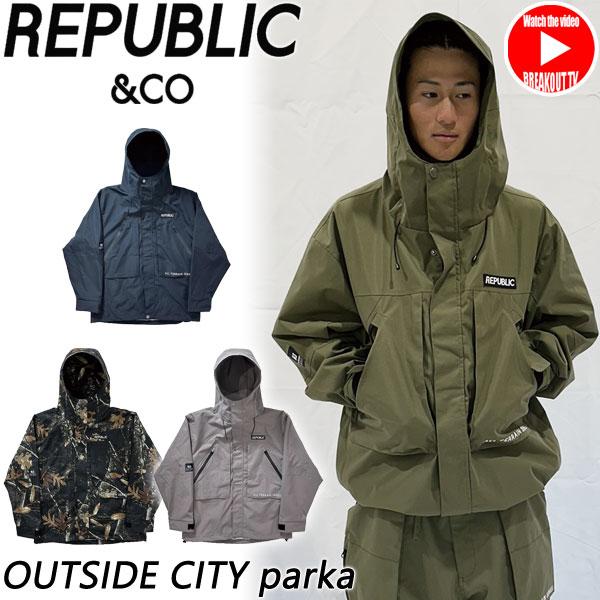 25-26 REPUBLIC&CO/リパブリック OUTSIDE CITY parka 着用説明