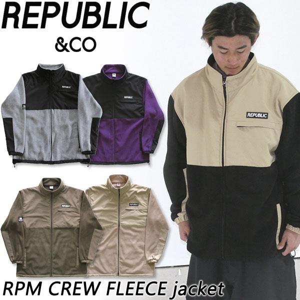 24-25 REPUBLIC & CO/リパブリック R.P.M CREW FLEECE jacket メンズ