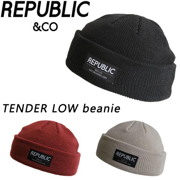 REPUBLIC&CO/リパブリック TENDER LOW beanie メンズ レディース