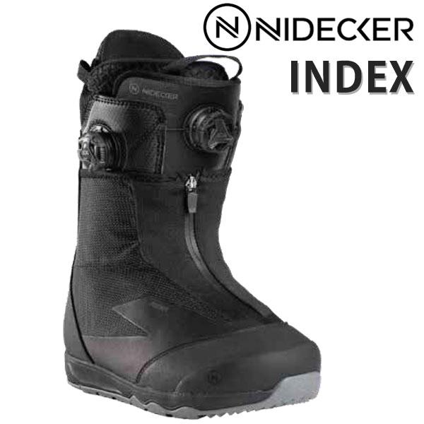 23-24 NIDECKER/ナイデッカー INDEX インデックス メンズ ダブルボア ブーツ スノーボード 2024 予約商品