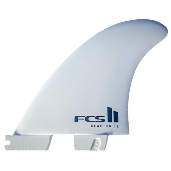 FCS FCSII REACTOR PC MEDIUM WHITE EDITION TRI RETAIL FINS / エフ