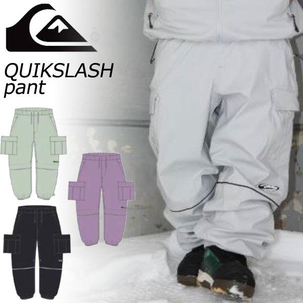 新品 Quiksilver QUIK SLASH スノーボード ウェア パンツ Quiksilver 23-24 QUIKSILVER/クイックシルバー QUIK SLASH PANT