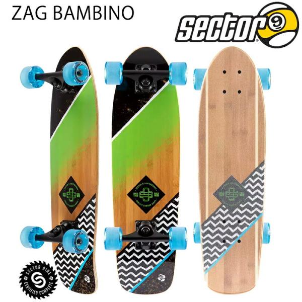 取り寄せ SECTOR9/セクターナイン ZAG BAMBINO 26.5inc サーフスケート