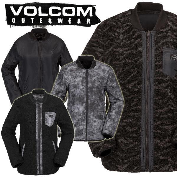 21-22 VOLCOM / {R REVERSIBLE POLAR JACKET fB[X Xm[EFA WPbg Xm[{[hAp