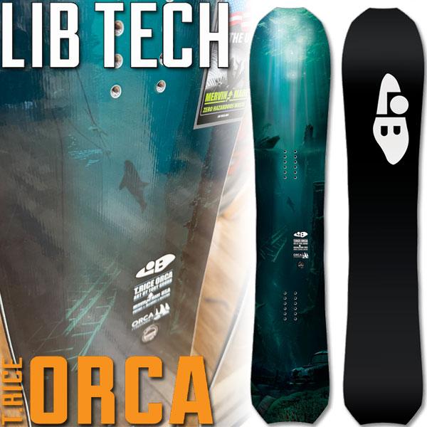 新品未使用　LIB TECH T.RICE ORCA リブテック オルカ LIBTECH T.RICE ORCA】2024-2025モデルスノーボード。国内最大級