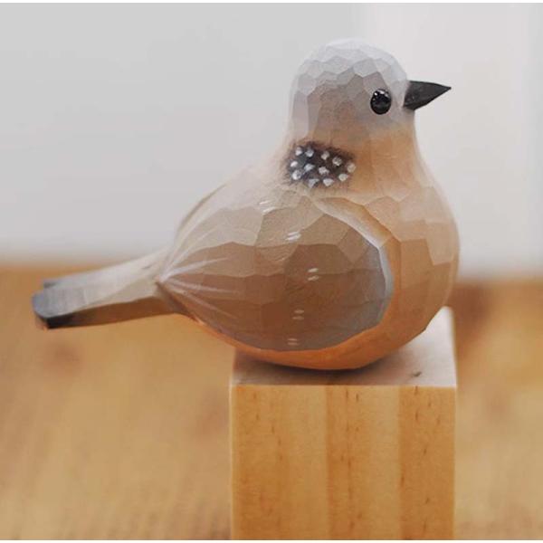 キジバト　鳥　鳩　剥製 インテリア　置物　希少 キジバト 小鳥 オブジェ 手作り 木彫り 鳩 かわいい バード 癒し 置物