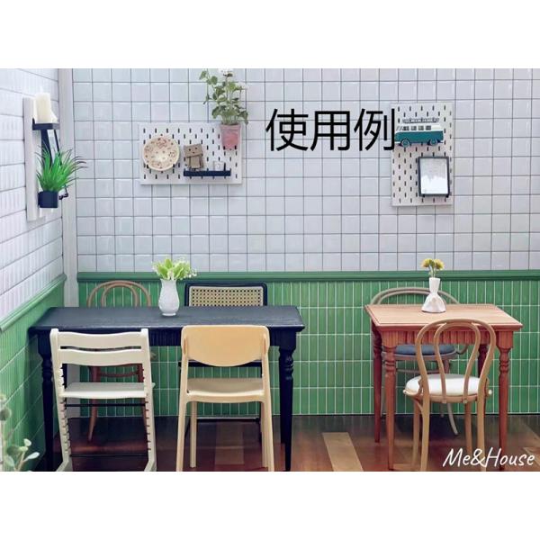 ドールハウスやジオラマ模型の内装にぴったりな、簡単DIYが楽しめるシール式壁紙です。清潔感のある白いタイル柄や雰囲気を変えるのにピッタリなグリーンタイルが、キッチンやバスルームなどのミニチュア空間をリアルに演出できます◎裏面には強力な粘着テ...