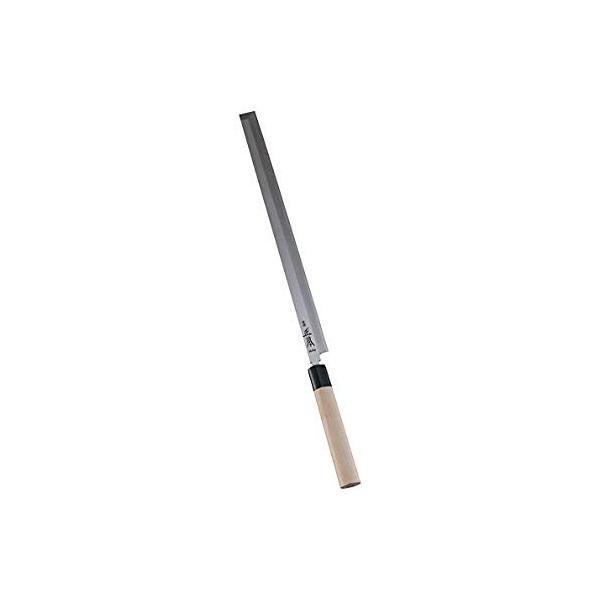 税込 送料無料 正本総本店 本霞 玉白鋼 蛸引刺身庖丁 36cm 刀身 玉白鋼 柄 水牛角朴柄 日本 Ams 沸騰ブラドン