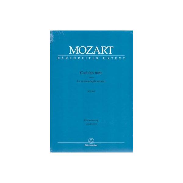 輸入楽譜／声楽／ヴォーカルスコア／モーツァルト：オペラ「コジ・ファン・トゥッテ」 KV 588