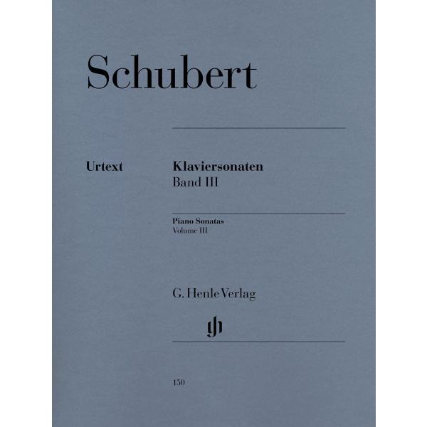 輸入楽譜／ピアノ／シューベルト：ピアノ・ソナタ集 第3巻 : BREMEN