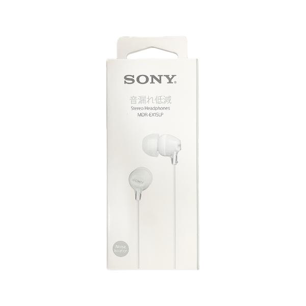SONY（ソニー） イヤホン MDR-EX15LP カナル型 ホワイト : BRハウス