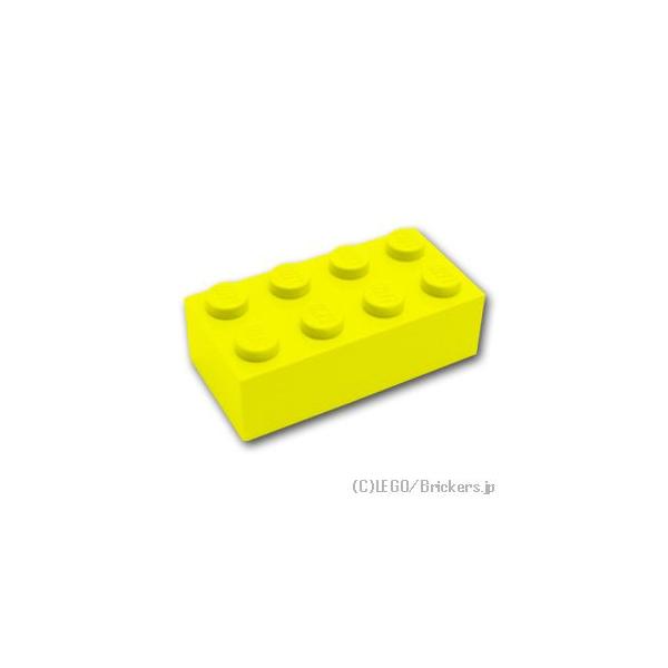 レゴ パーツ ばら売り #3001 ブロック 2 x 4：ネオンイエロー | LEGOの部品