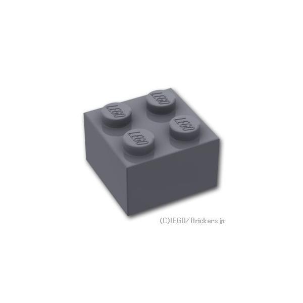 レゴ パーツ ばら売り #3003 ブロック 2 x 2：ダークグレー | LEGOの部品