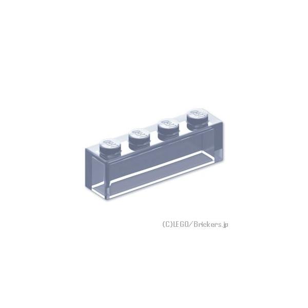 レゴ パーツ ばら売り #3066 ブロック 1 x 4 - ボトムチューブ無し：トランスクリアー | LEGOの部品