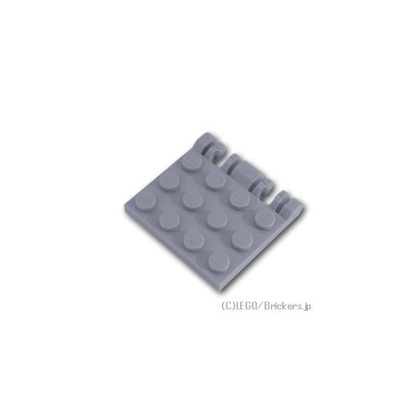 レゴ パーツ ばら売り #44570 ヒンジ プレート 3 x 4 - キャッチ / 2フィンガー：グレー | LEGOの部品