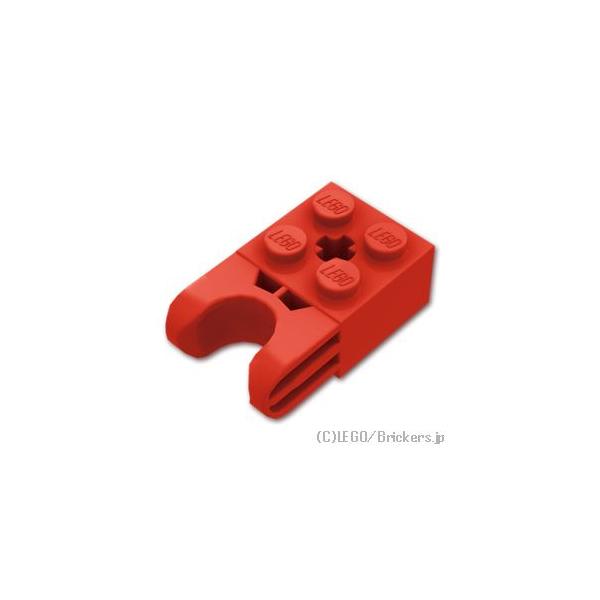 レゴ パーツ ばら売り #67696 テクニック ブロック ボールジョイント 2 x 2 - ソケット / 軸穴：レッド | LEGOの部品