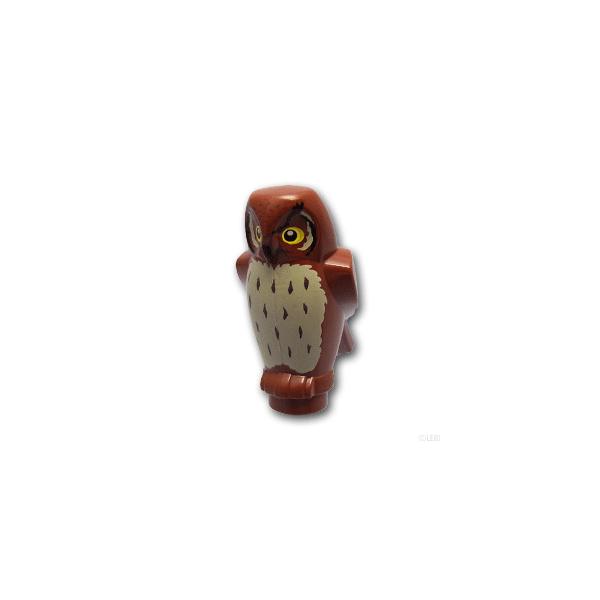 レゴ パーツ ばら売り #92084pb01 フクロウ - プリント：ブラウン | LEGOの部品