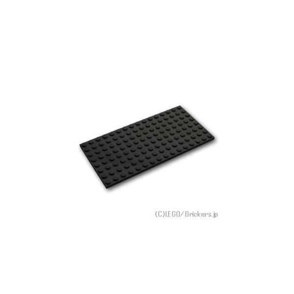 レゴ パーツ ばら売り #92438 プレート 8 x 16：ブラック | LEGOの部品