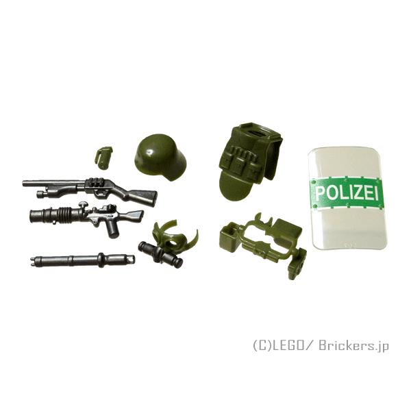 レゴ カスタムパーツ P.T.U グリーンチームセット | lego 互換 ミニ