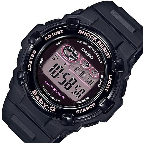 CASIO Baby-G カシオ ベビーG ソーラー電波腕時計 レディース ブラック 国内正規品 BGR-3000UCB-1JF