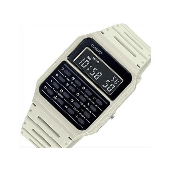 CASIO デジタル腕時計 データバンク　アイボリー DATABANK CASIO Data Bank カシオ データバンク カリ