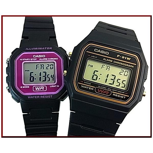 CASIO Standard カシオ スタンダード アラームクロノグラフ ペアウォッチ 腕時計 デジタル液晶モデル ブラックラバーベルト 海外モデル F-91WG-9Q/LA-20WH-4A CASIO Standard カシオ スタンダード アラームクロノグラフ ペアウォッチ 腕時計 デジタル液晶モデル ブラックラバーベルト 海外モデル F-91WG-9Q/LA-20WH-4A