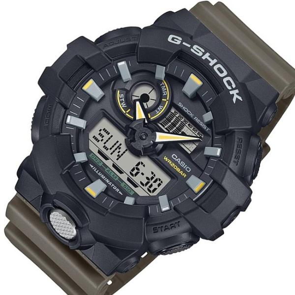 CASIO/G-SHOCK カシオ/Gショック Two tone utility colors アナデジモデル メンズ腕時計(国内正規品)GA-710TU-1A3JF