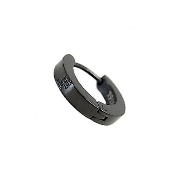 ライオンハート メンズアクセサリー メンズピアス片側 ステンレス ブラック LHMP006NBK 国内正規品