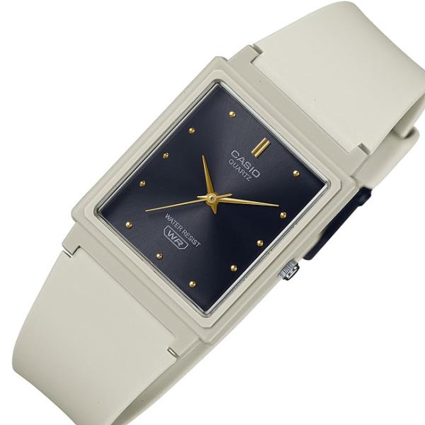 CASIO Standard カシオ スタンダード メンズ腕時計 アナログモデル ラバーベルト アイボリー 海外モデル MQ-38UC-8A