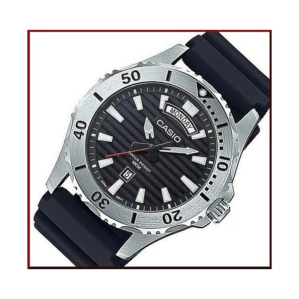 【ルパン君さん専用】カシオ アナログ ダイバーウオッチ ［MTD-1087］ CASIO Standard カシオ スタンダード メンズ腕時計 ブラック文字