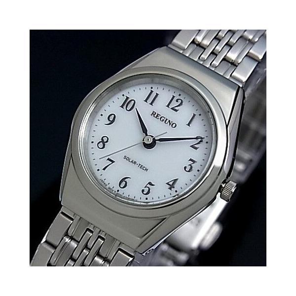 REGINO アナログクォーツ腕時計 シルバー CITIZEN クォーツ腕時計 シルバー