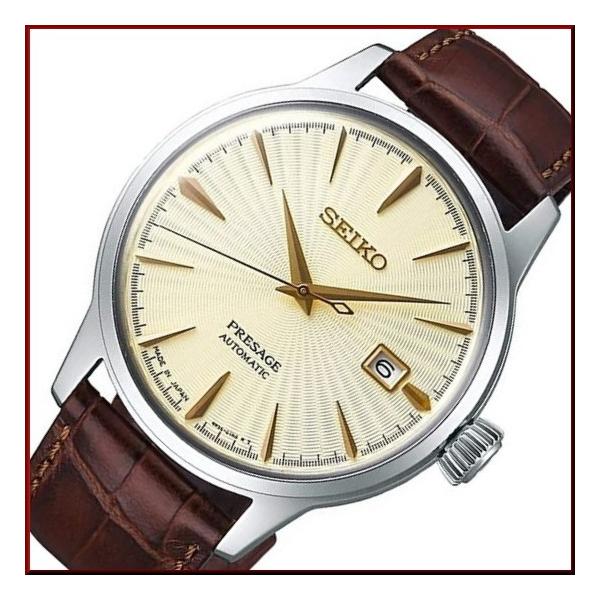 SEIKO セイコー PRESAGE プレサージュ 自動巻き 腕時計 ブラウン Amazon | SEIKO 自動巻き腕時計 メンズ - プレサージュカクテル