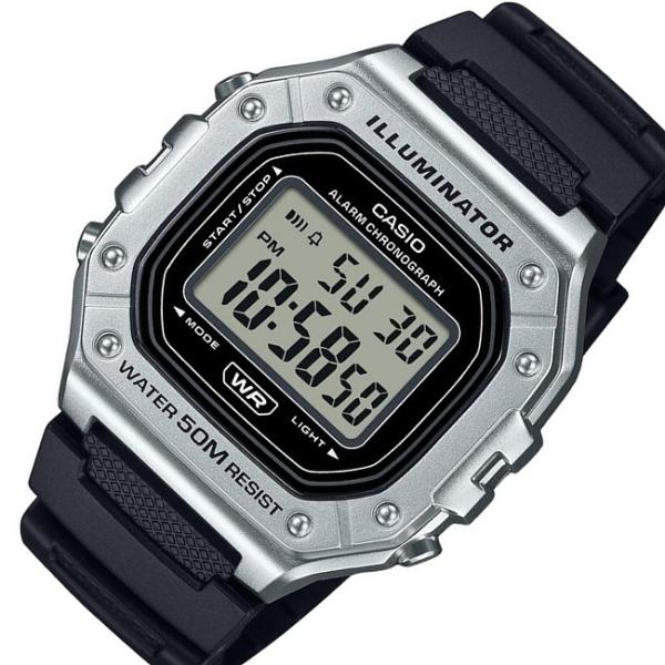 CASIO デジタル腕時計 シルバー　W-780 CASIO - w-780 - w-series - Vintage Digital Watch - Digital