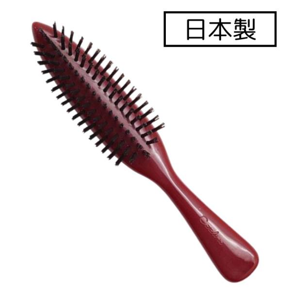 景品 ギフトにも 大阪ブラシ カテリーナ ヘアブラシ 箱入 レッド