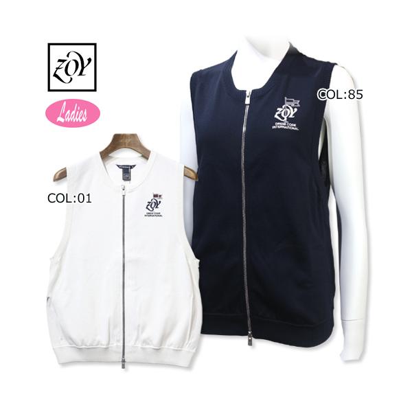 新品 ゾーイ ZOY ベスト 1003 HCS724 L-LLサイズ ゴルフ ZOY（ゾーイ） ZOY 071622701 レディース ウェア ベスト フルジップ 撥
