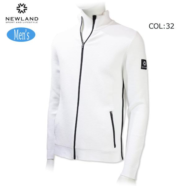 NEWLAND イタリア製 ゴルフウェア ニットジャケット S（F392） ニューランド NEWLAND VALTOURNENCHE3C メンズ ニットブルゾン