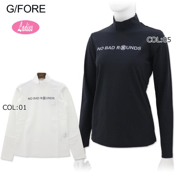 G/FORE (GFORE) ジーフォア 073217052 レディース 長袖モックネック インナー ゴルフウェア スポーツウェア 春夏秋 G/FORE (GFORE) ジーフォア 073217052 レディース 長袖モックネック