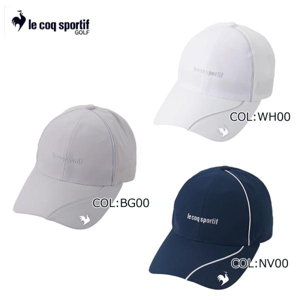 ルコックスポルティフ(le coq sportif)のレディース、ゴルフキャップ(QGCXJC10)です。■サイズ（当店実寸サイズ）頭囲 F(55-57cm)つばの長さ8.5cm高さ11cm平置きの状態で採寸しております。同商品でも、生産の...