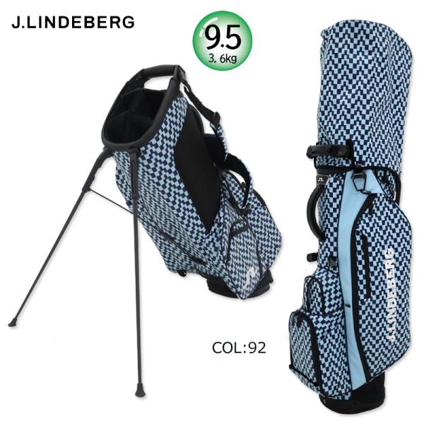 2026年春夏モデル ジェイリンドバーグ J.LINDEBERG 073-15204 9.5型(3.6kg) メンズ VESSELコラボ 47インチ対応 スタンドキャディバッグ ゴルフバッグ