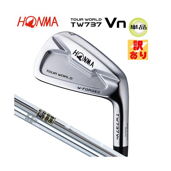 【訳あり/展示品】 本間ゴルフ(ホンマ/HONMA) ツアーワールド TW737Vn 単品アイアン 右用 スチールシャフト