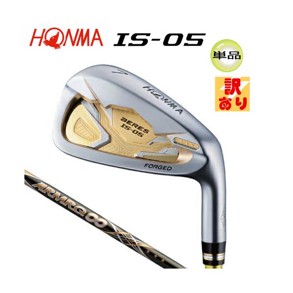 【訳あり/展示品】 本間ゴルフ(ホンマ/HONMA) BERES ベレス IS-05 単品アイアン 右用 アーマック ∞ 48 3Star★★★ カーボンシャフト