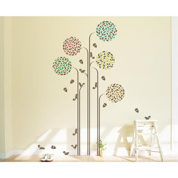 東京ステッカー ウォールステッカー 転写式 ドングリ探し ベーシック Lサイズ Ts 0005 Al Ndpa Org