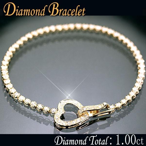 ダイヤモンド・ブレスレット・K18イエローゴールド天然ダイヤモンド76  