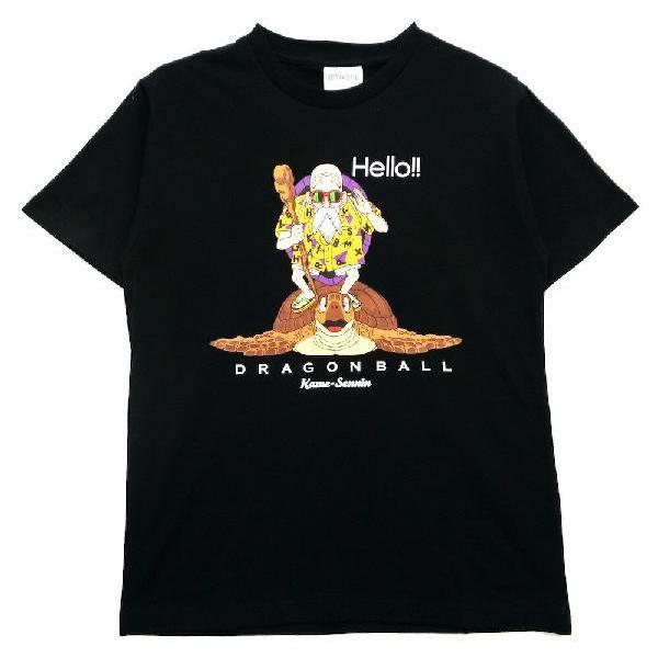KRE2307M】ドラゴンボール 亀仙人 半袖 tシャツ キャラクター 漫画  