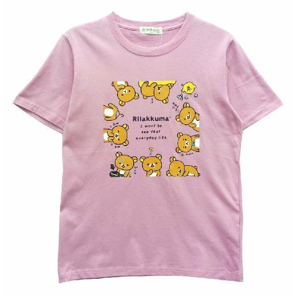 Rk1102 310b メンズtシャツ リラックマ 半袖 天竺 Tシャツ キャラクター レディースtシャツ キャラt Rk1102 310b Def Collection 通販 Yahoo ショッピング