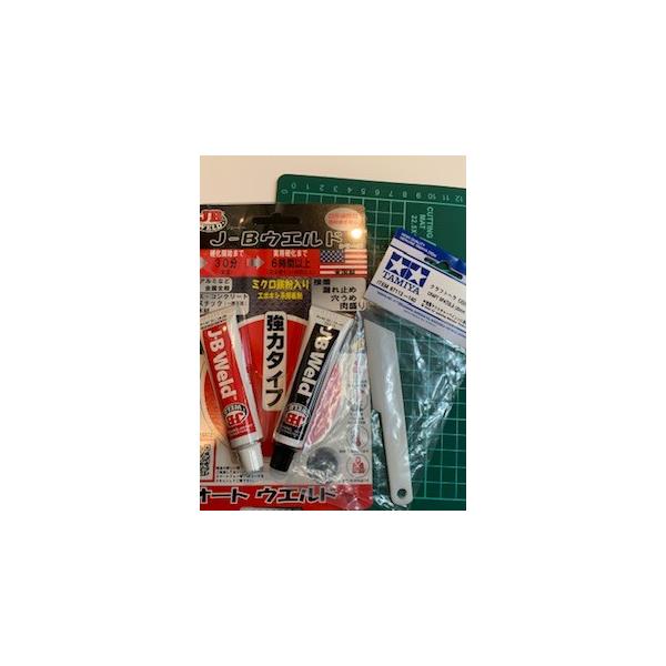 ｛セット｝　オートウエルド　TAMIYAクラフトヘラ　目盛り付きパレット