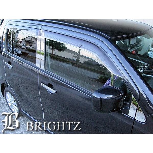 BRIGHTZ ワゴンR MH23系 超鏡面ステンレスメッキピラーパネルカバー 