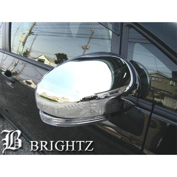 ブライツ BRIGHTZ ウィッシュ 20 21 22 25 メッキドアミラーカバー F