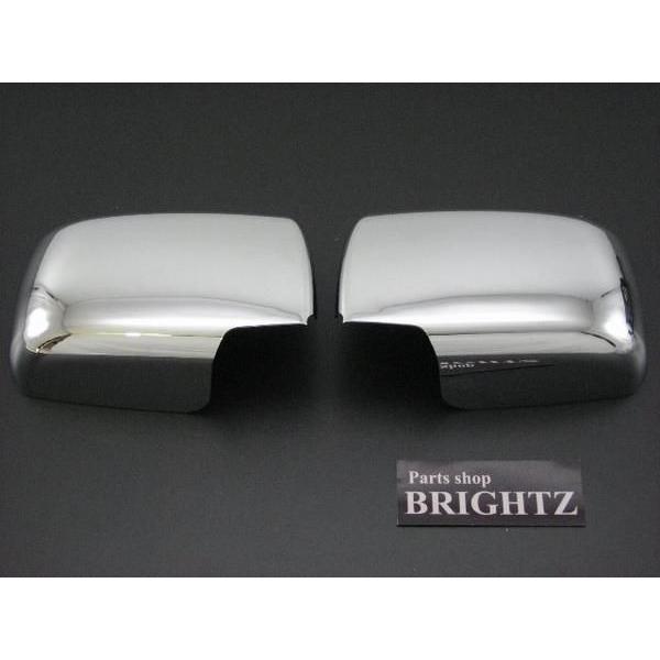 BRIGHTZ NV350 キャラバン E26系 ミラーカバー メッキタイプ Aタイプ ガーニッシュ ベゼル パネル モール MIR−SID−219